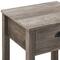 Walker Edison Gray Wash Country Single Drawer Nightstand
